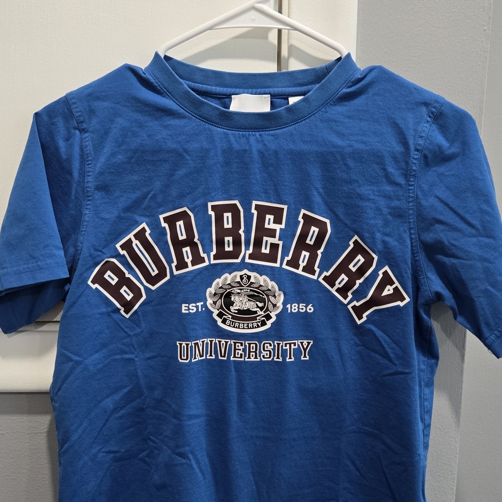 Burberry Kids University Blue Tee
